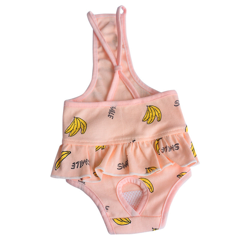 Pet Teddy Little Bitch Dog Harness Physiological Pants