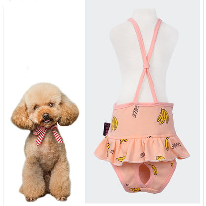 Pet Teddy Little Bitch Dog Harness Physiological Pants