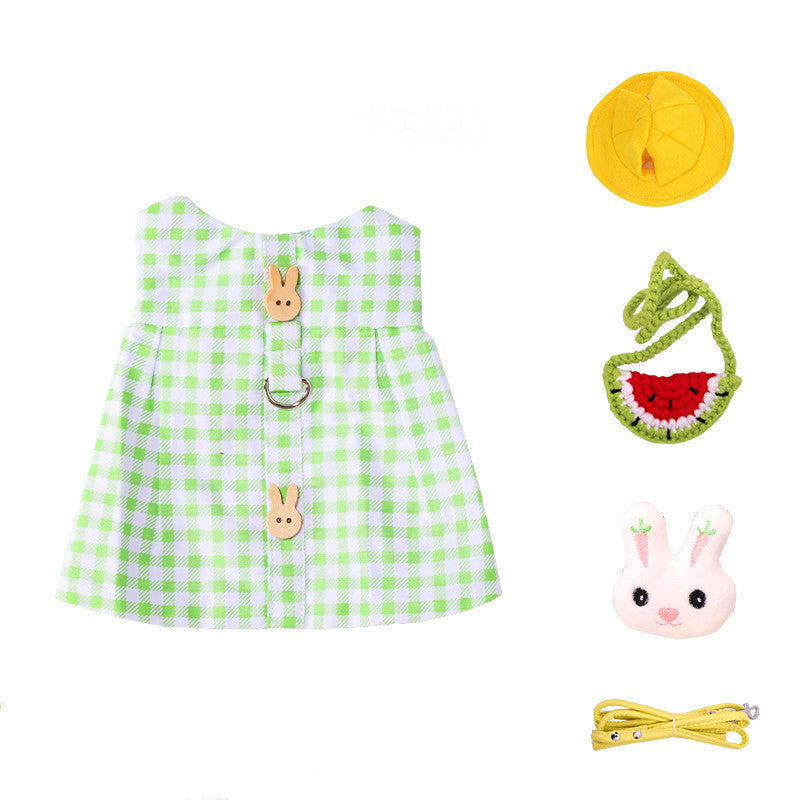 Bunny Dress Summer Pet Princess Dress