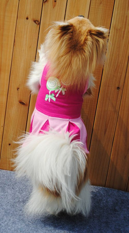 Pet Dog Cotton Summer Dress