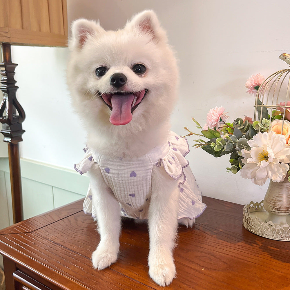 Pet Love Floral Cotton Dress