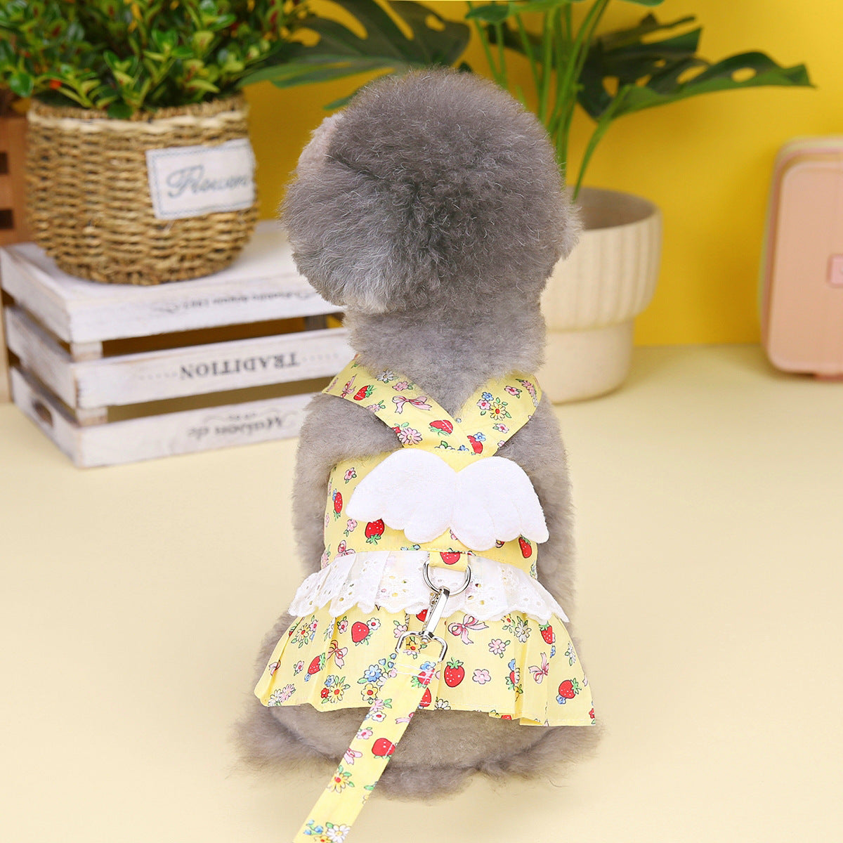 Pet Princess Dress Traction Buckle Clothes Pet Dog Clothes